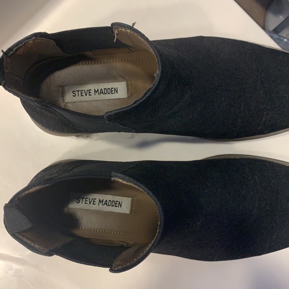 Black Steve Madden Boots. Size: 11. - Picture 2 of 4
